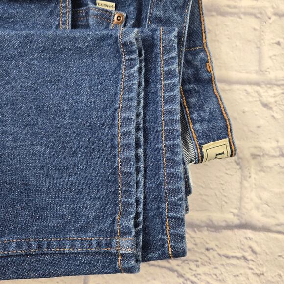 L.L. Bean Natural Fit Straight Jeans Men's 34x29 - Picture 12 of 13